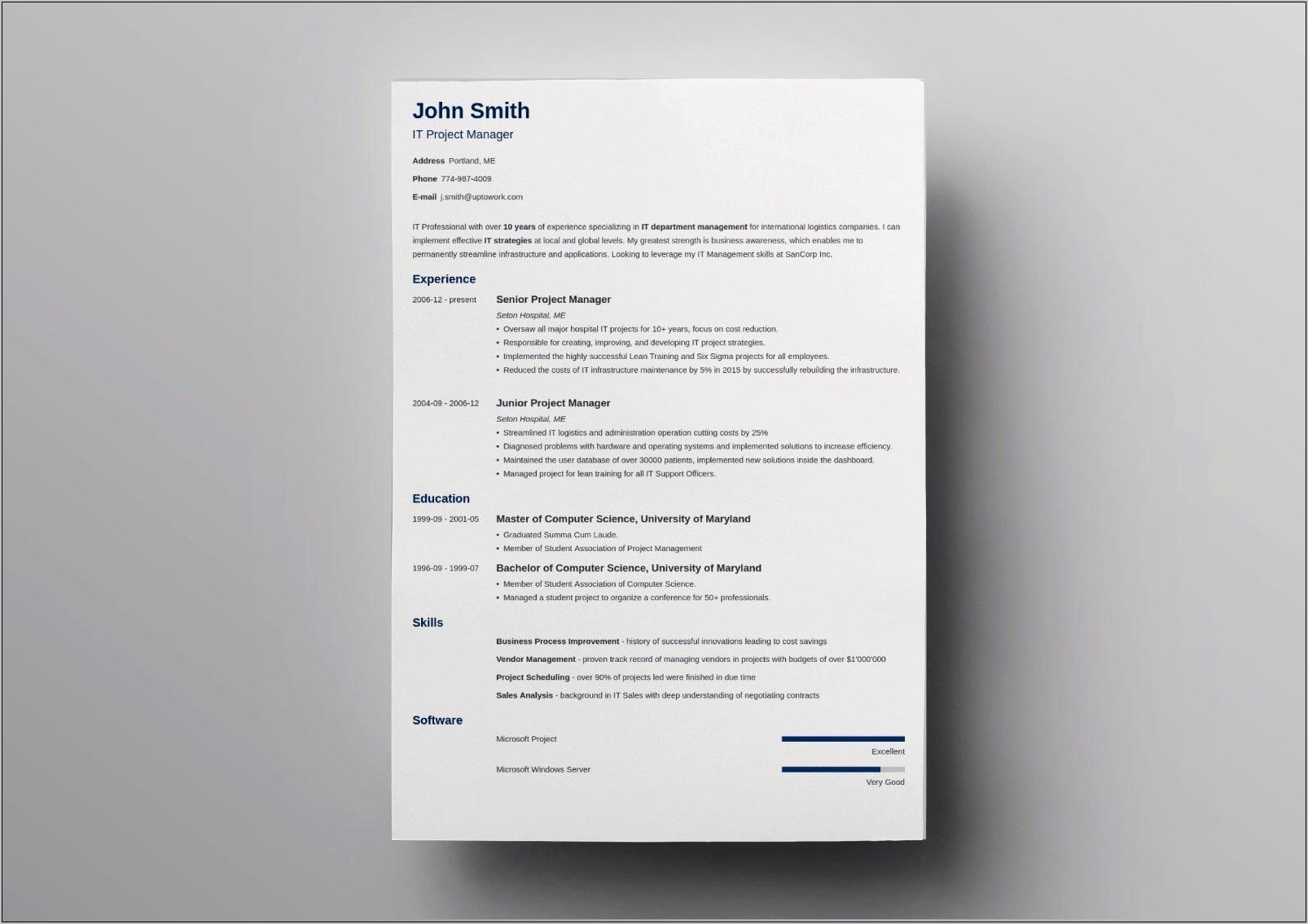 My Perfect Resume Reformatted My Resume In Word