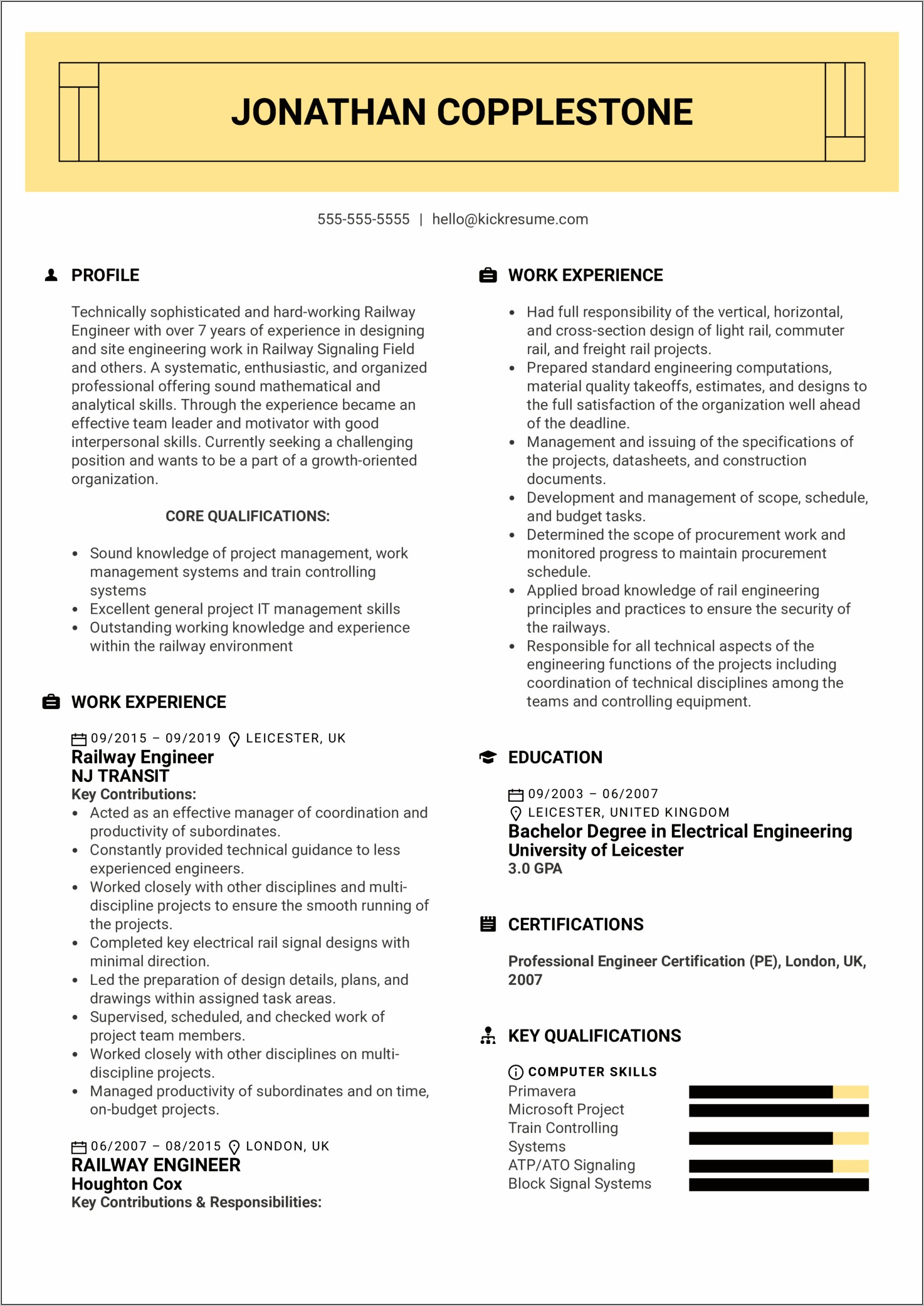 Need Help With Electrical Skill On Resume