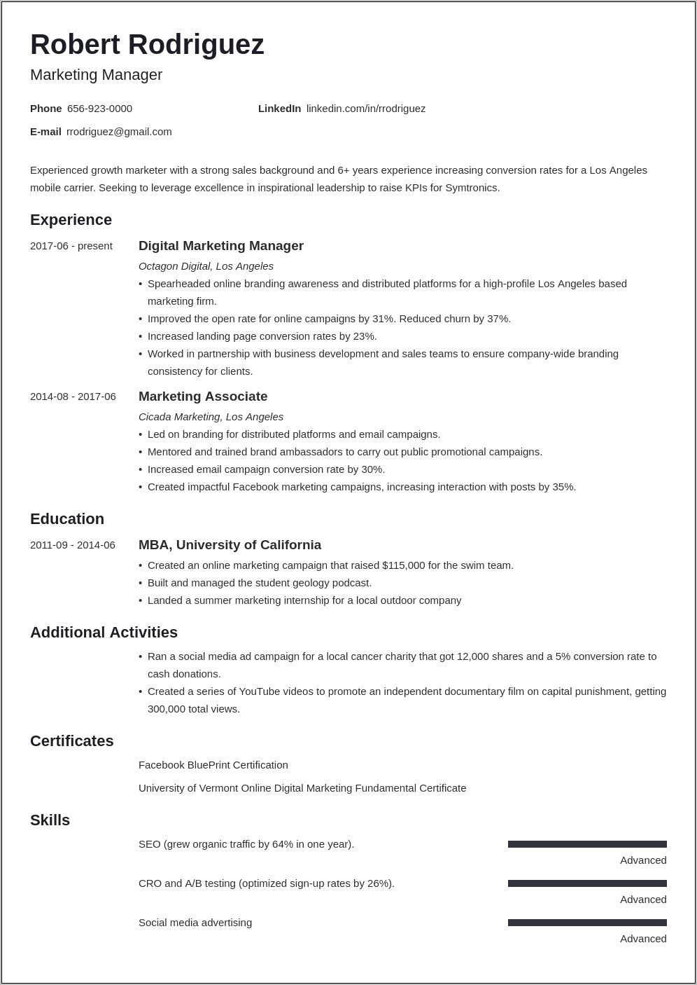 Need Help Writing A Resume For Free