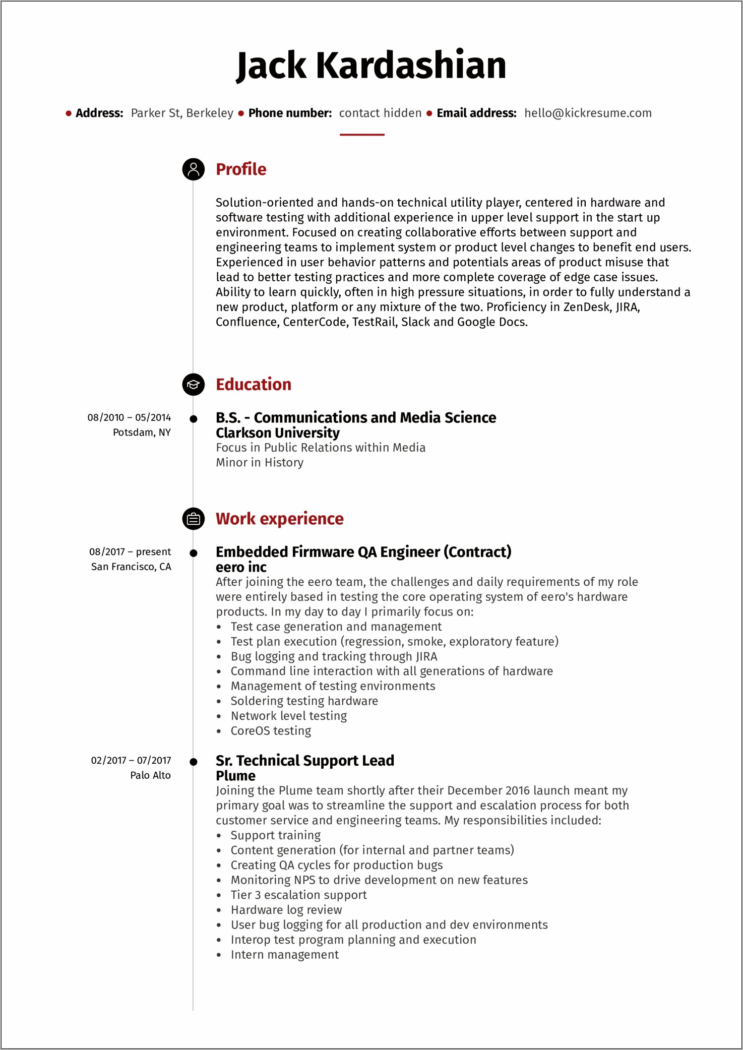 Network Security Analyst Palo Alto Sample Resume