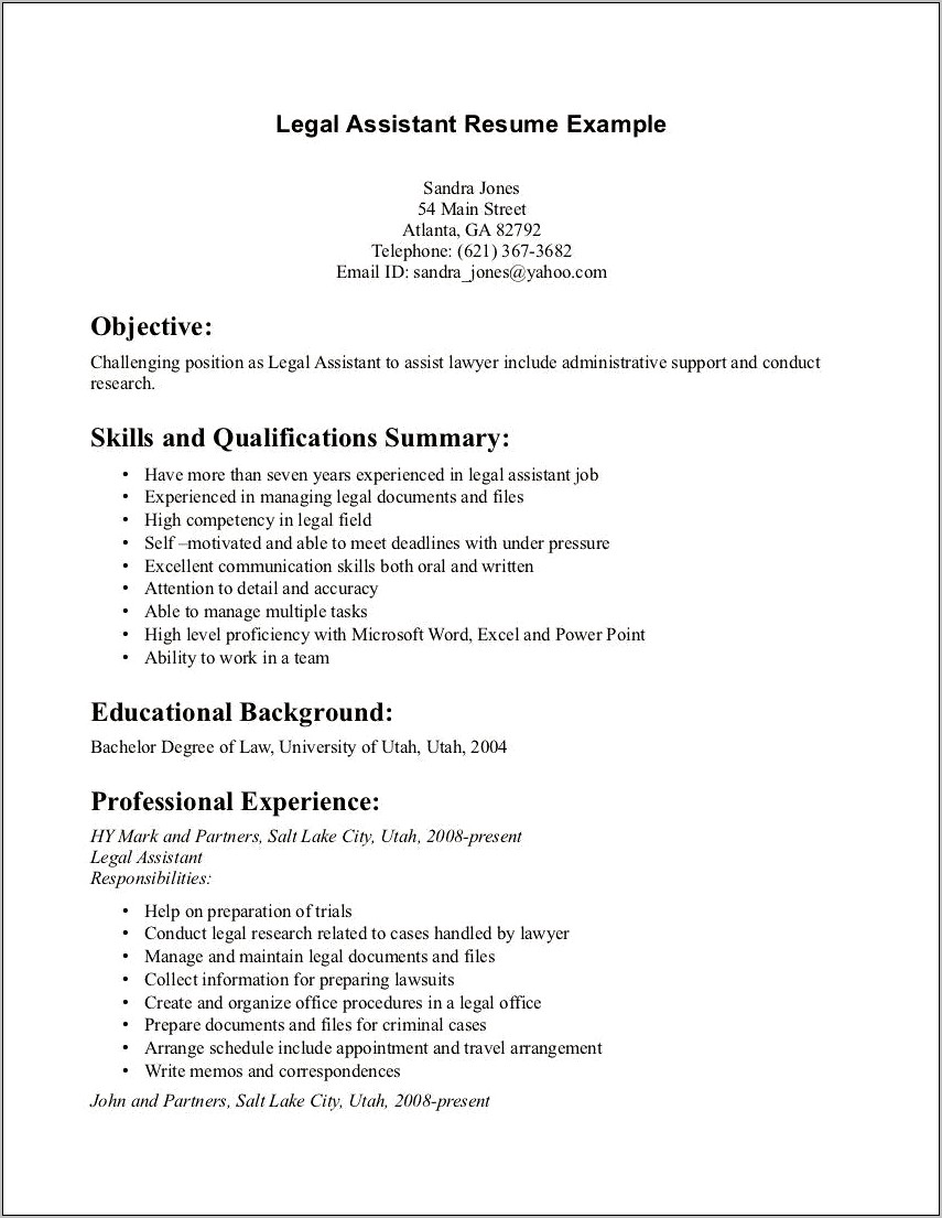 No Work Experiecne Resume For Research Assitant