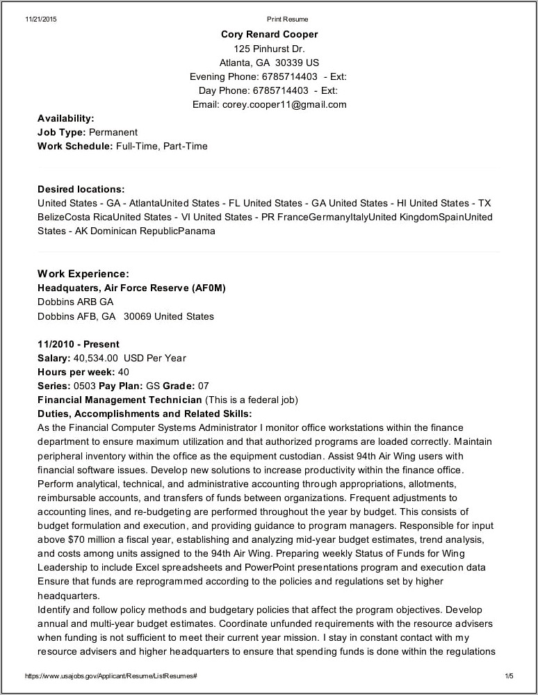 Nondestructive Testing Resume Examples For Usajobs