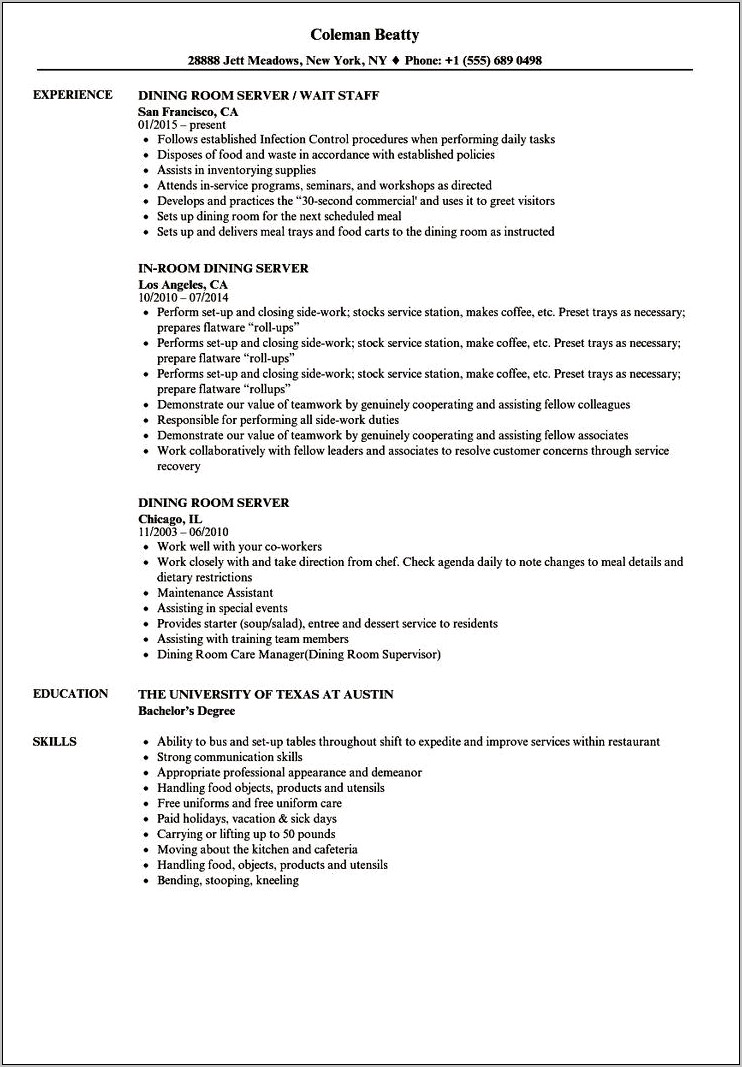Note A Move Relocation On Resume Summary