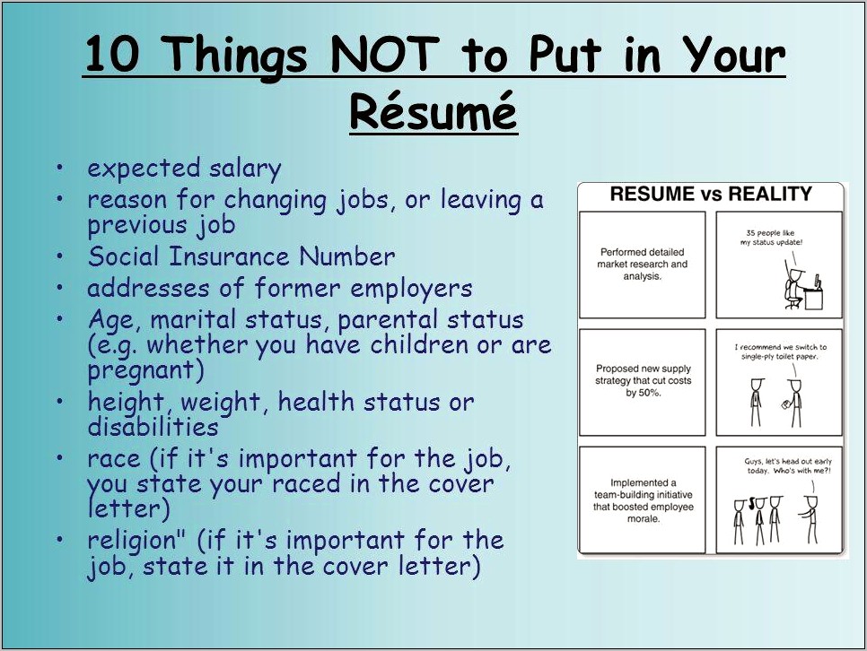 Number Of Previous Jobs On Resume