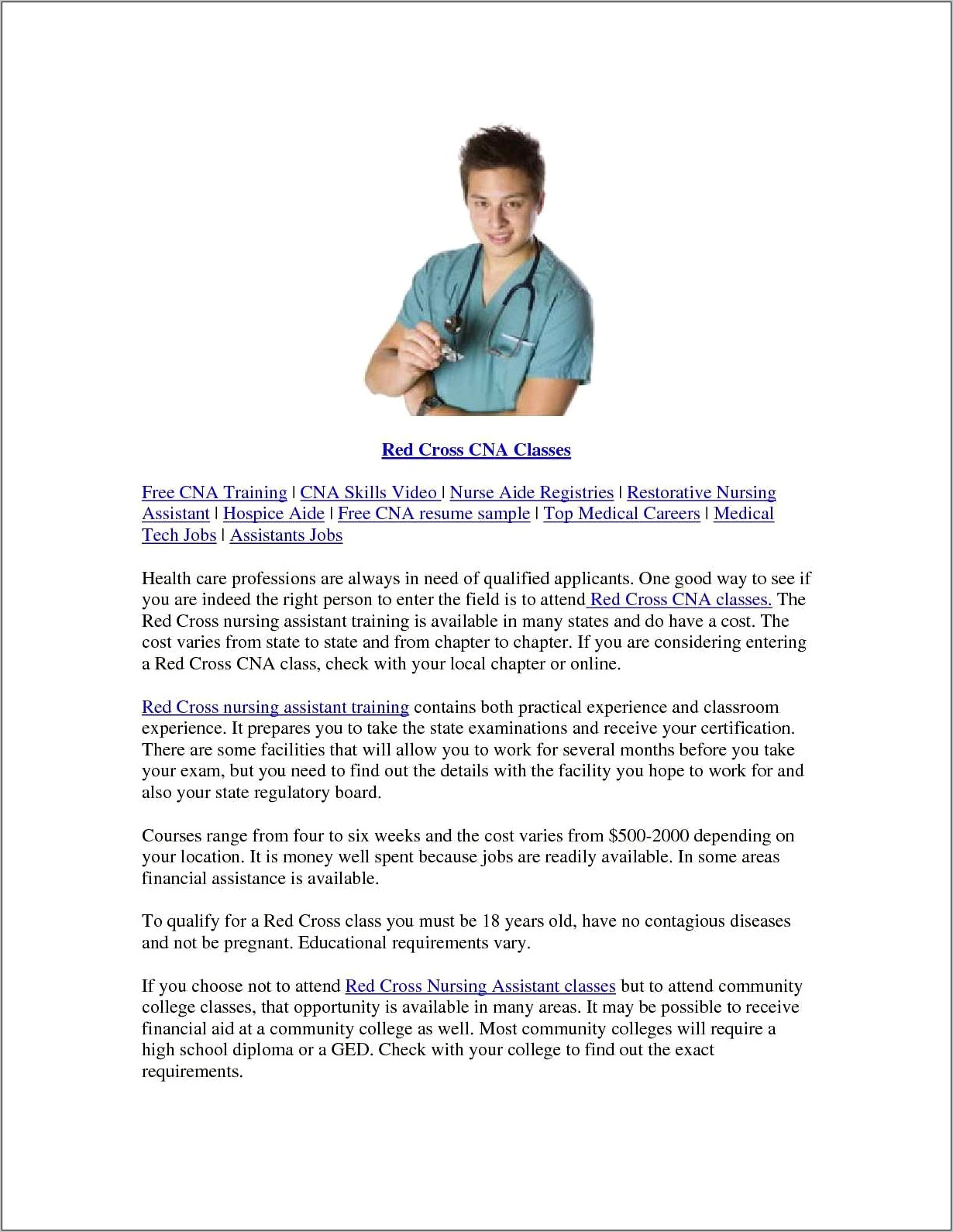 Nursing Assistant Skills And Qualifications For Resume