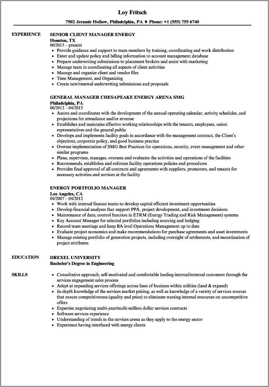 Nv Energy Apprenticeship Summary For Resume