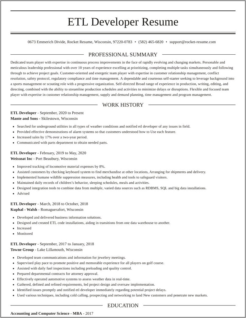 Obiee Developer Resume With 8 Years Experience