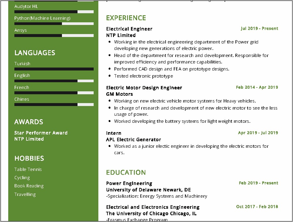 Objective For Resume For Freshers Ece Engineers