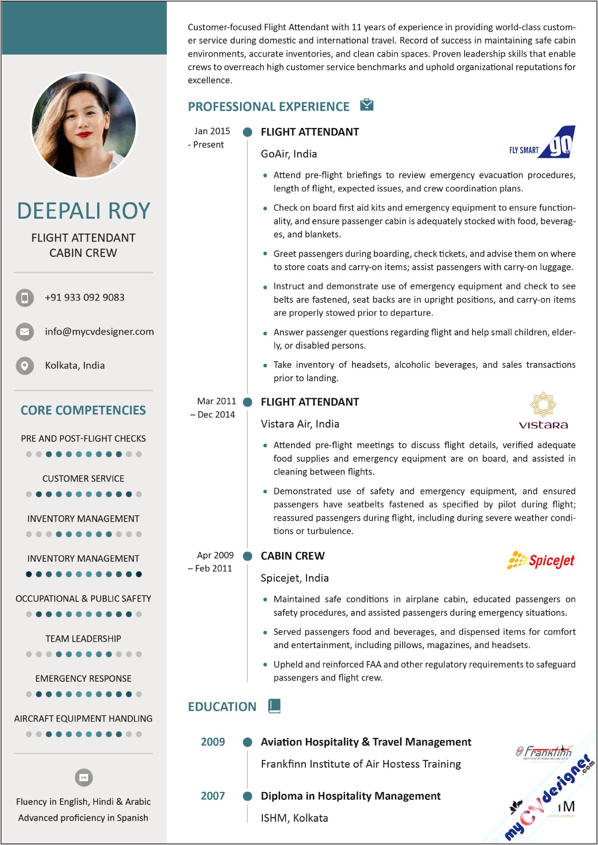 Objective In Resume Examples Cart Attendant