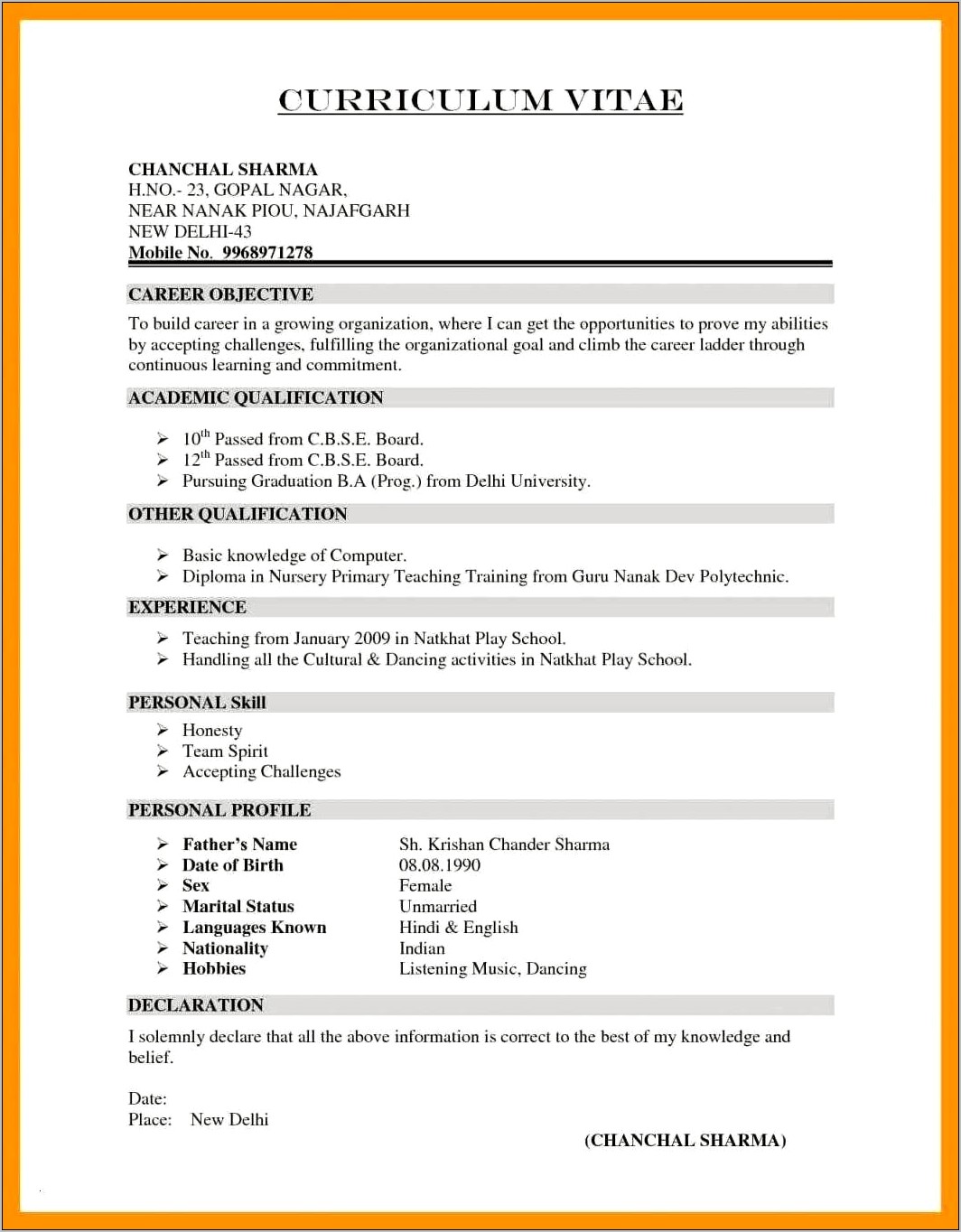 Objective In Resume Growing And Learning