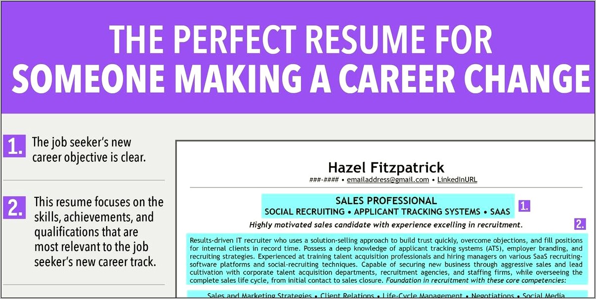 Objective Resume For Internal Career C Hange