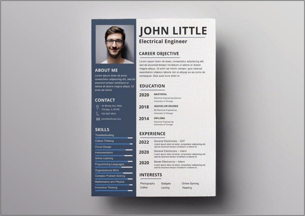 Pages Resume Templates Free Ipad