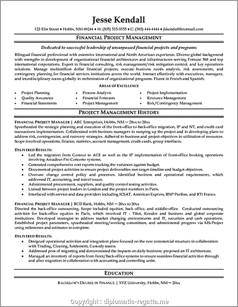 Payment Card Industry Program Manager Resume