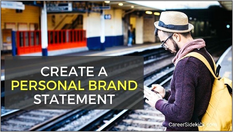 Personal Branding Page Or Resume Examples