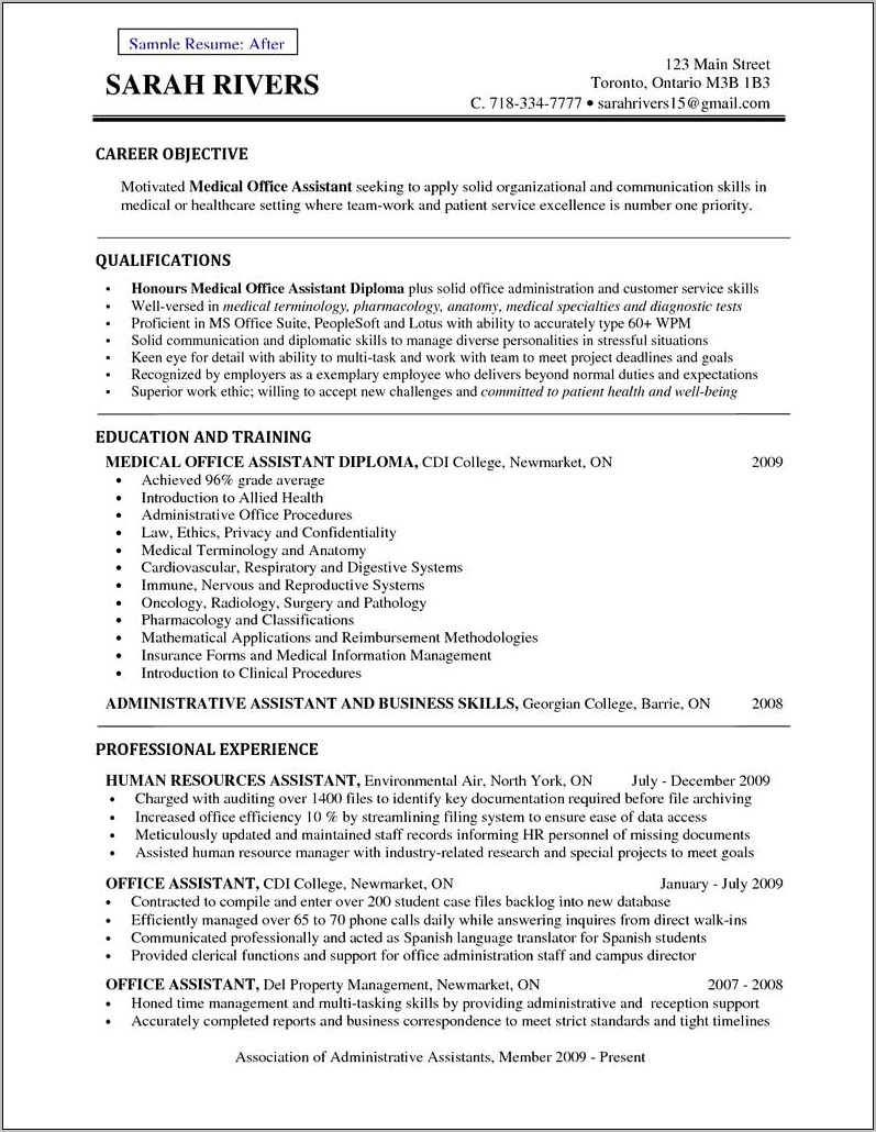 Physician Assistant Ob Gyn Job Description Resume