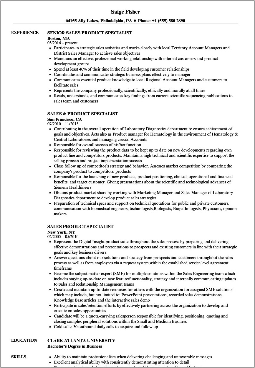 Presentation Production Specialist Resume No Experience