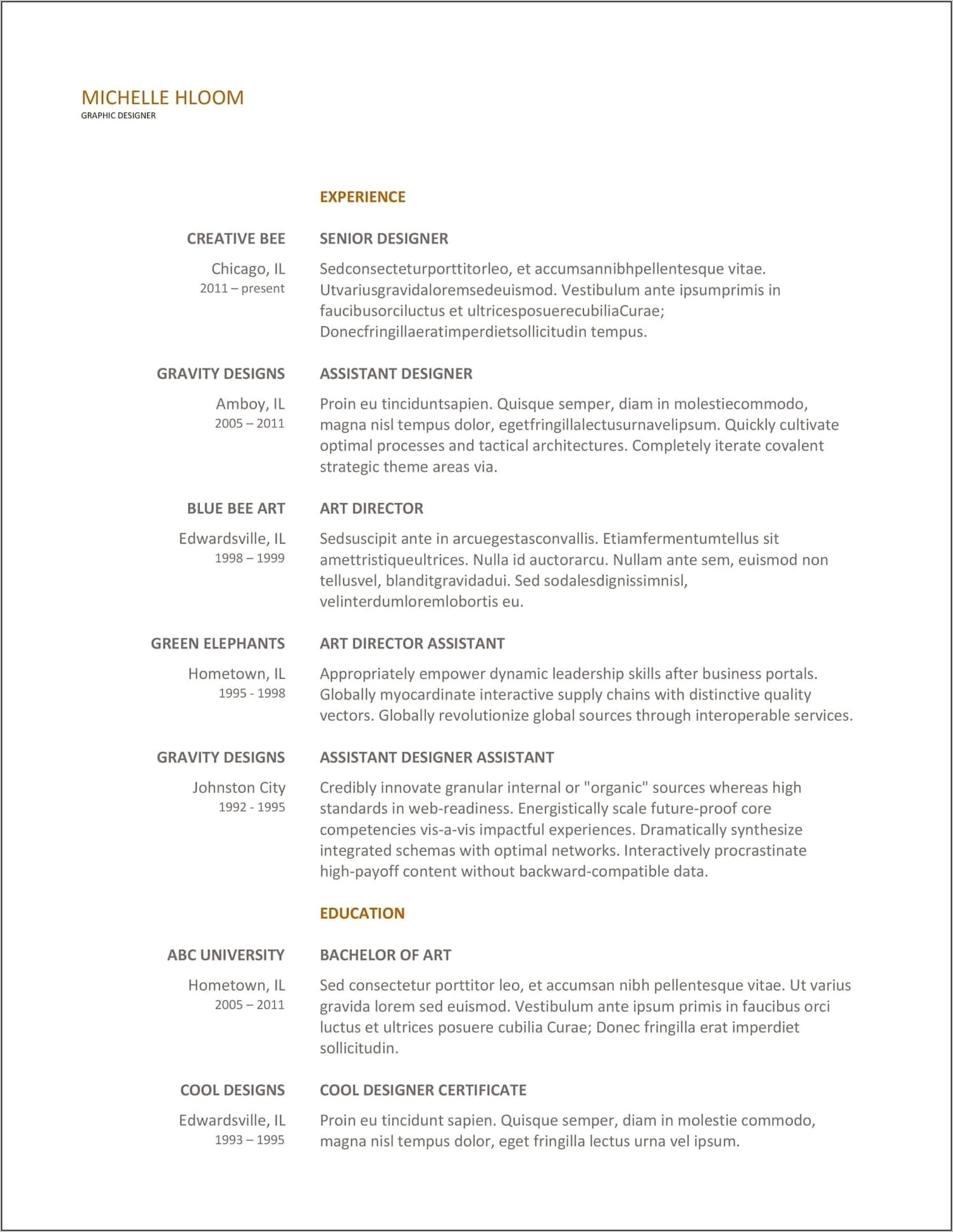 Print Free Resume Now No Cost