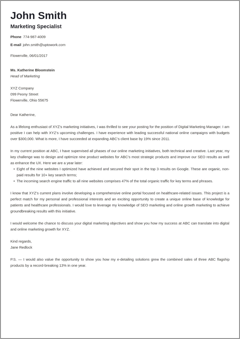 Profesional Resume With Cover Letter Examples