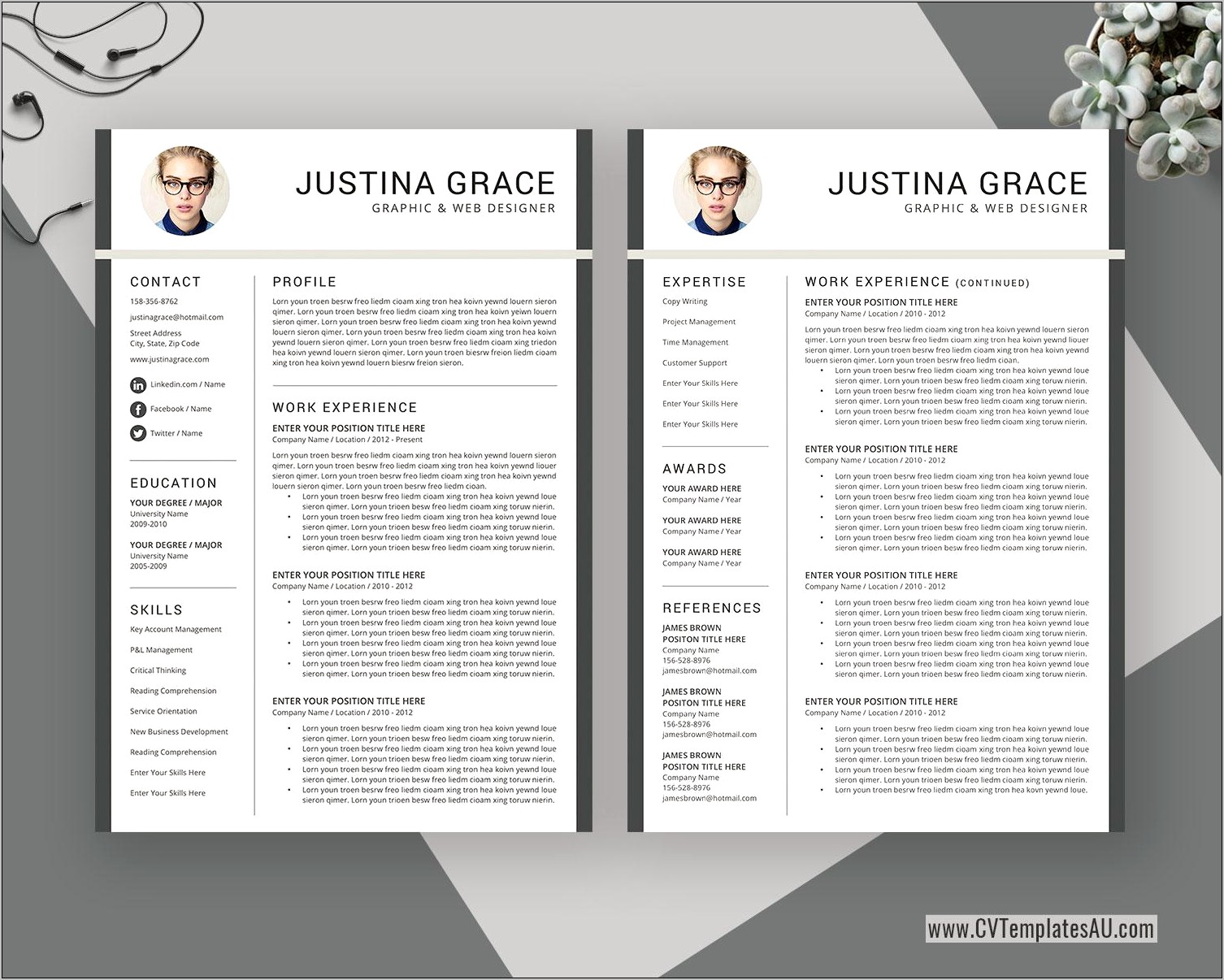 Professional Resume Template For Customer Service