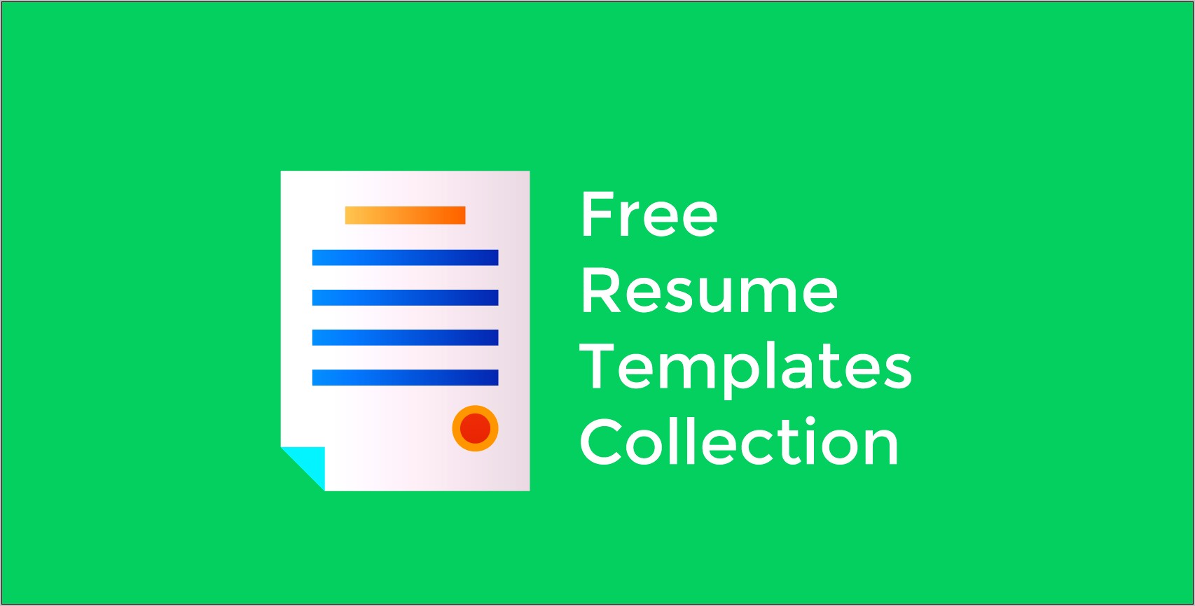 Professional Resume Templates 2018 Free Download