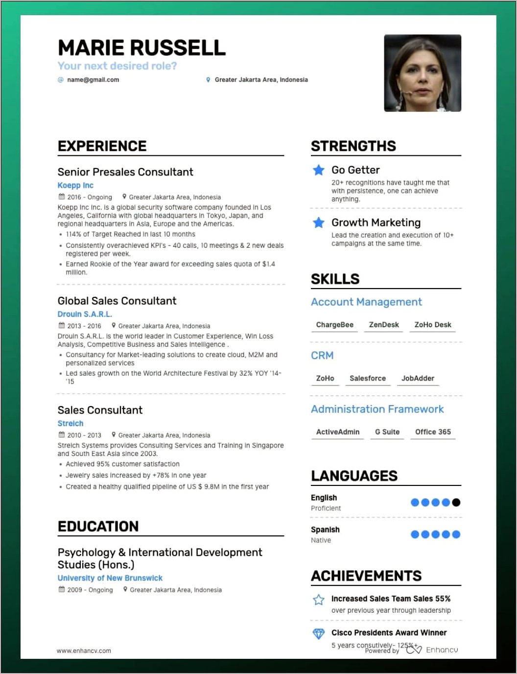 Proficiency With A Skill On A Resume