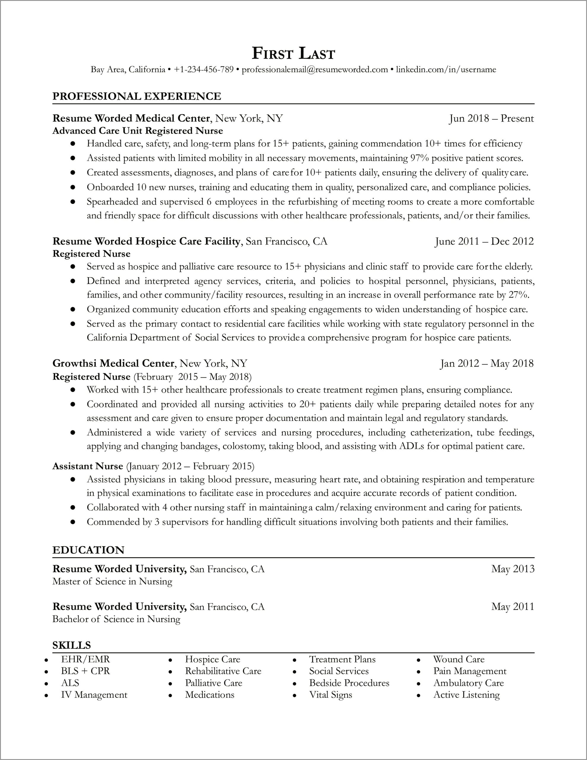 Psychiatric Nursing Assistant Job Description Resume
