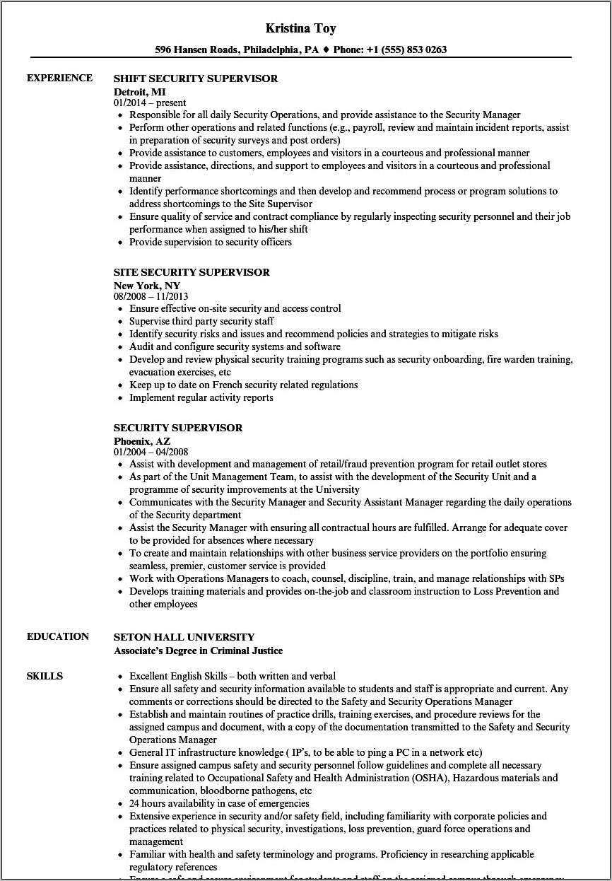Quality Assurance Auditor Resume Objective
