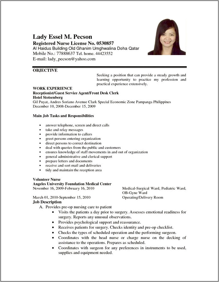 Realistic Resume With No Good Jobs