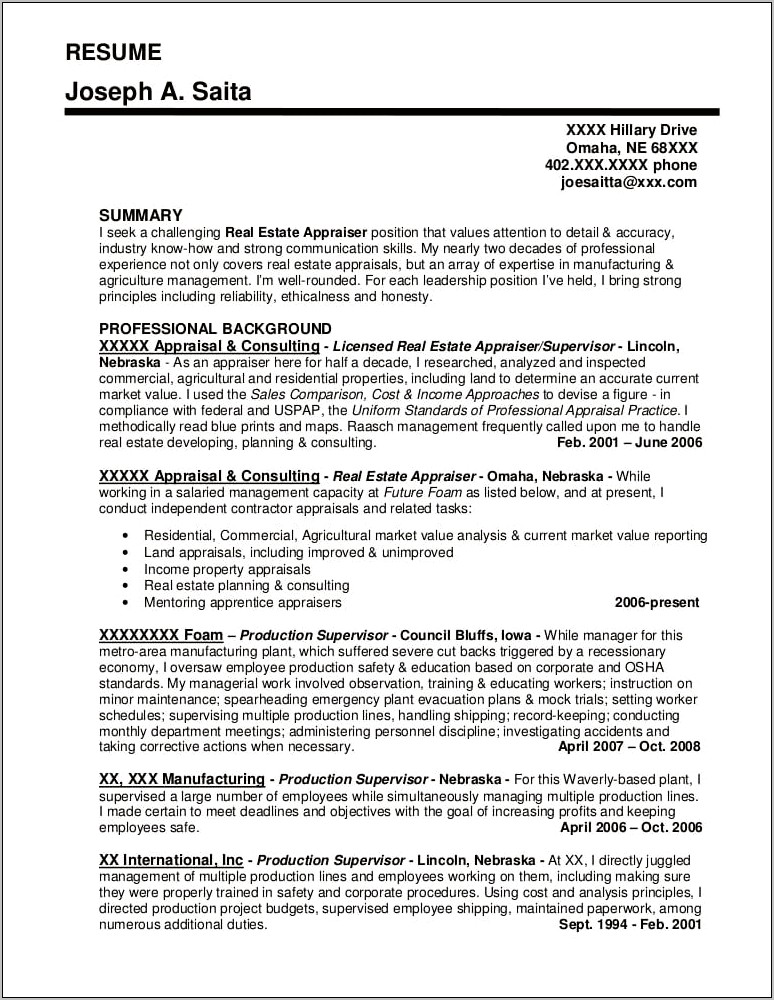 Realtor Job Description For Resume Sample