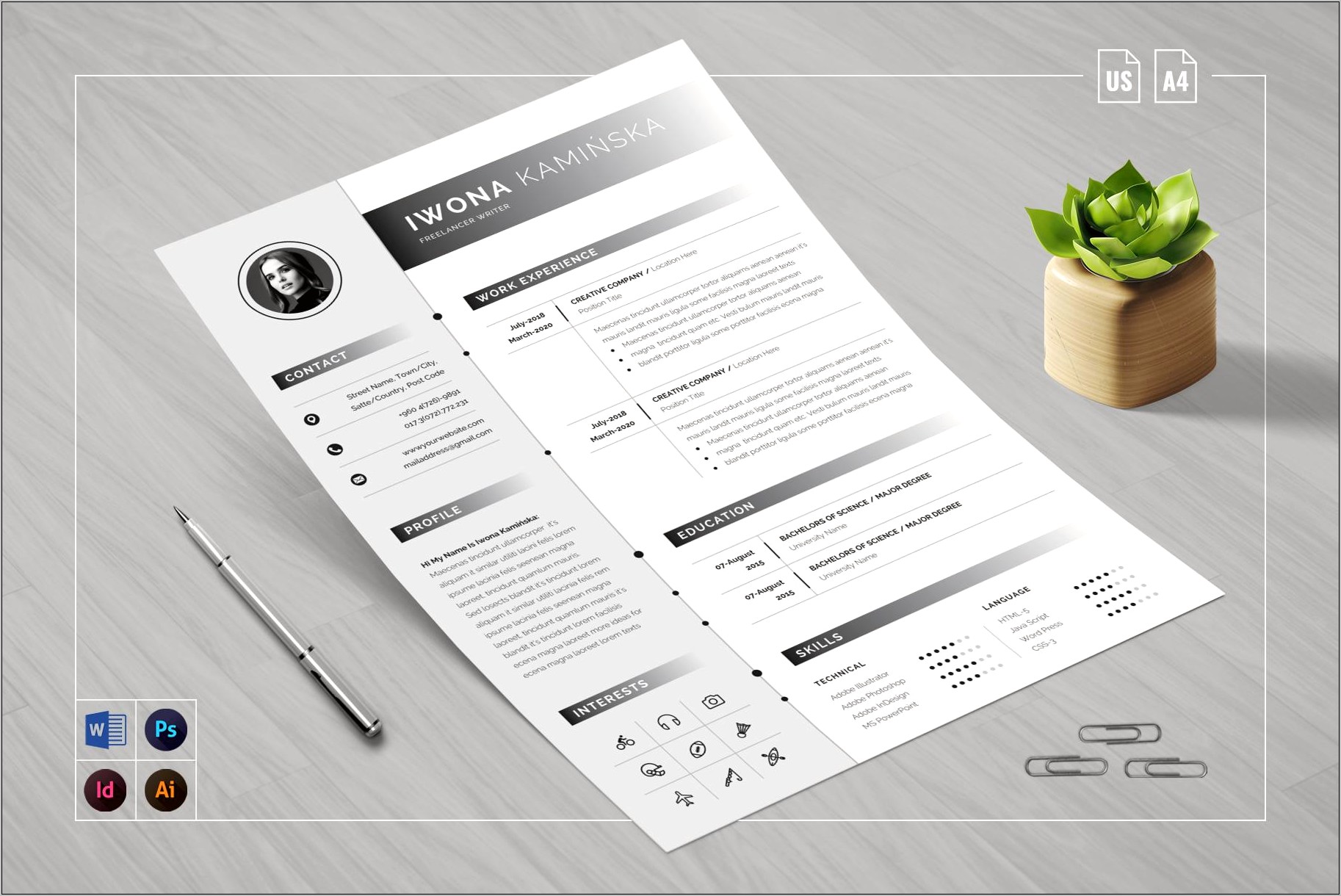 Reference Page For Resume Template Word