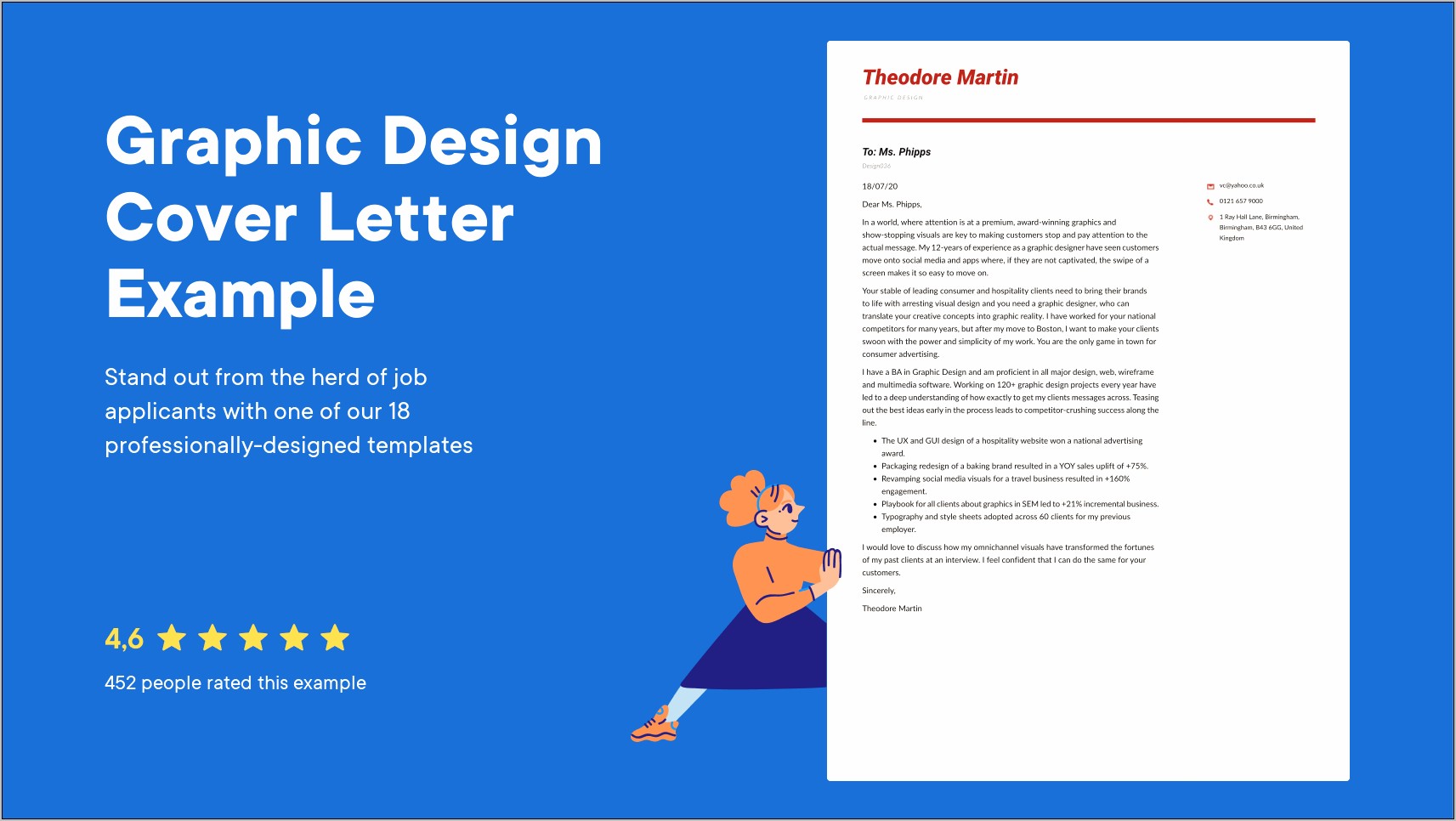 Resume And Cover Letter Examples Designers