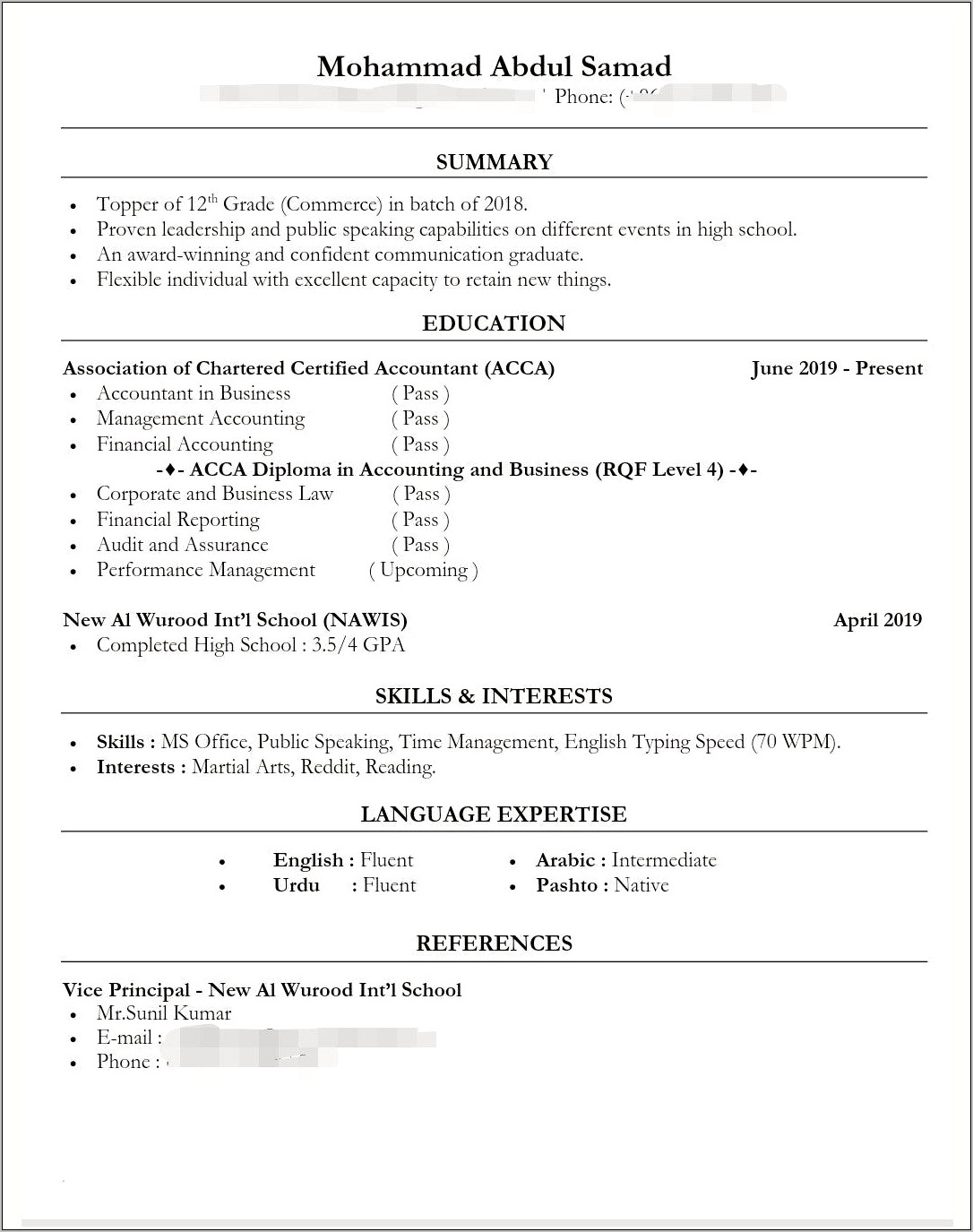 Resume And Cover Letter Fbi Internship Reddit