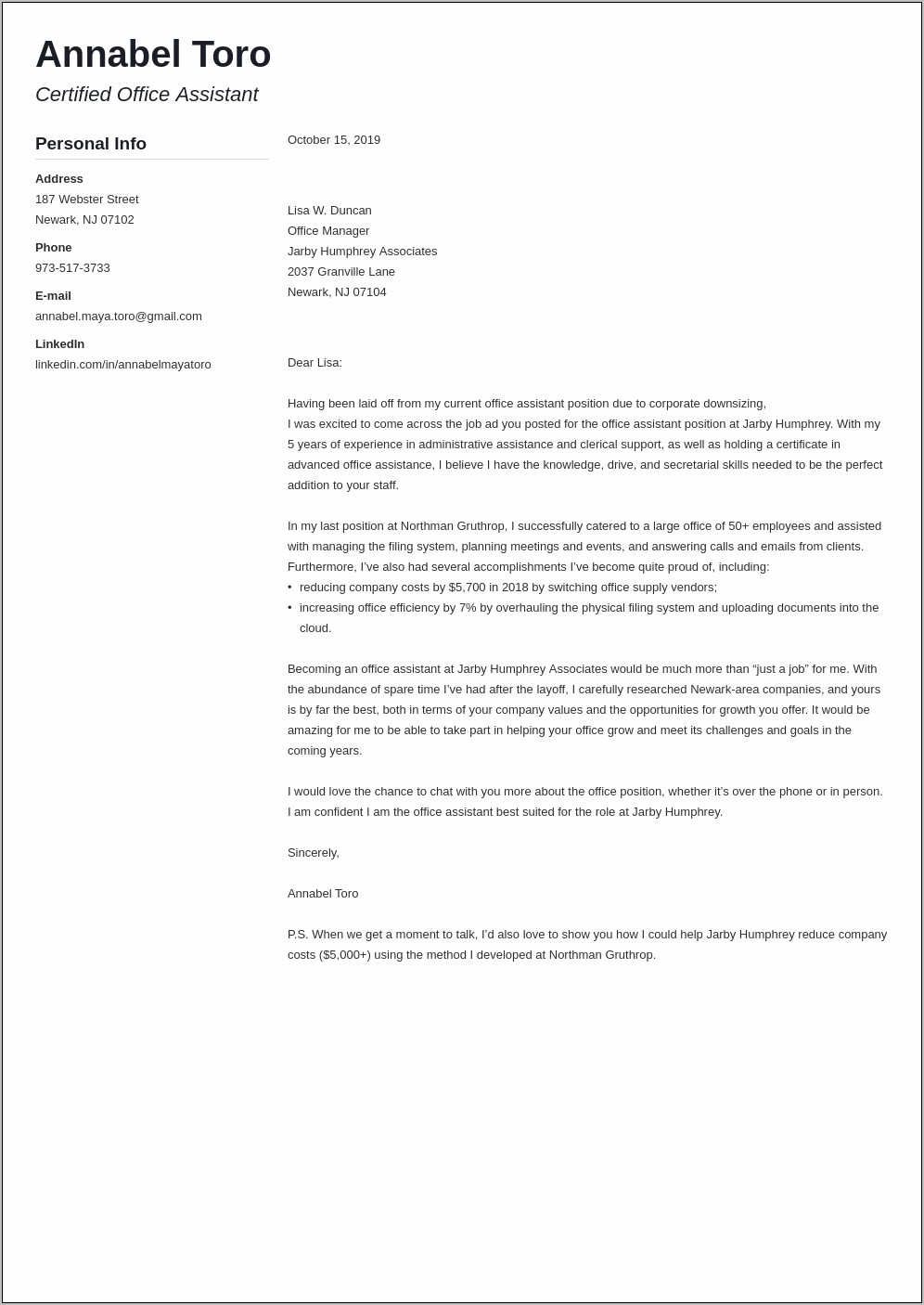 Resume And Cover Letter Holding Case