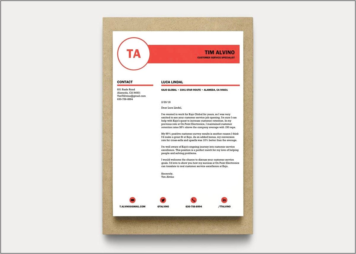 Resume And Cover Letter Template Microsoft Word