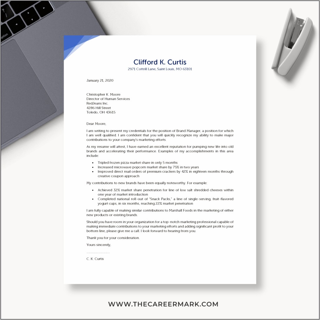 Resume Cover Letter Examples For Human Service Position
