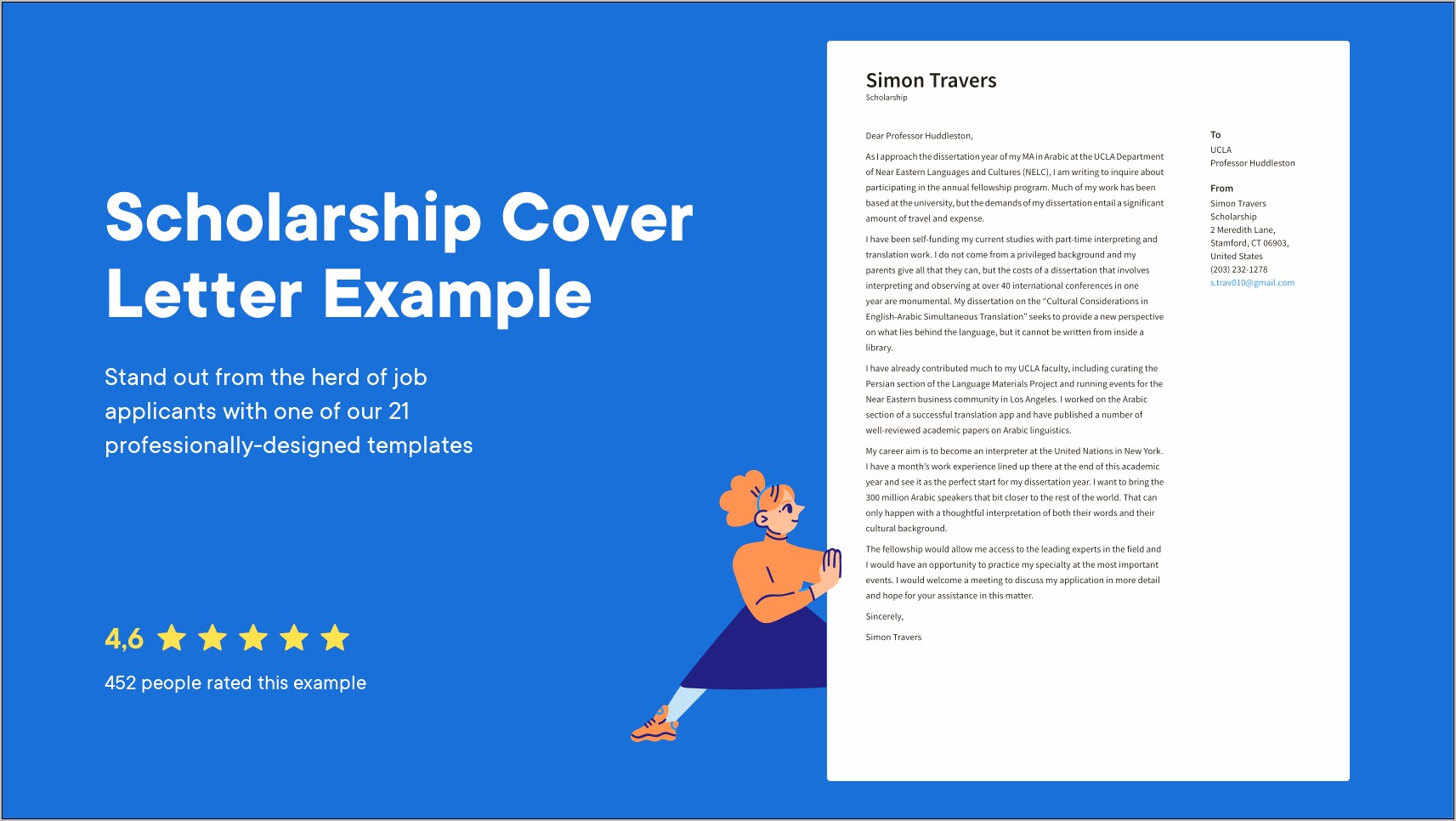 Resume Cover Letter Examples For Scholarships