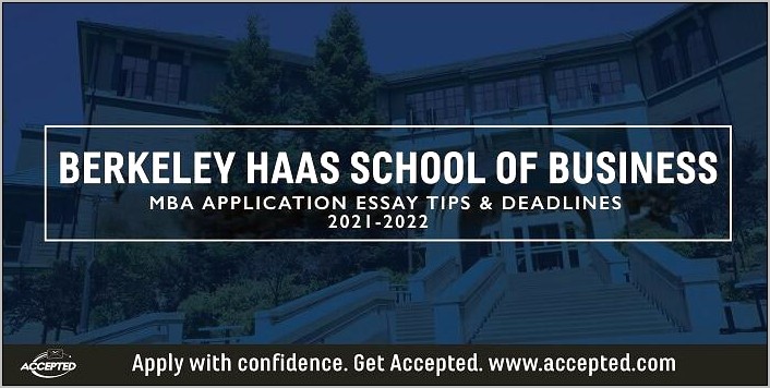 Resume Cover Letter Guide Haas Berkeley
