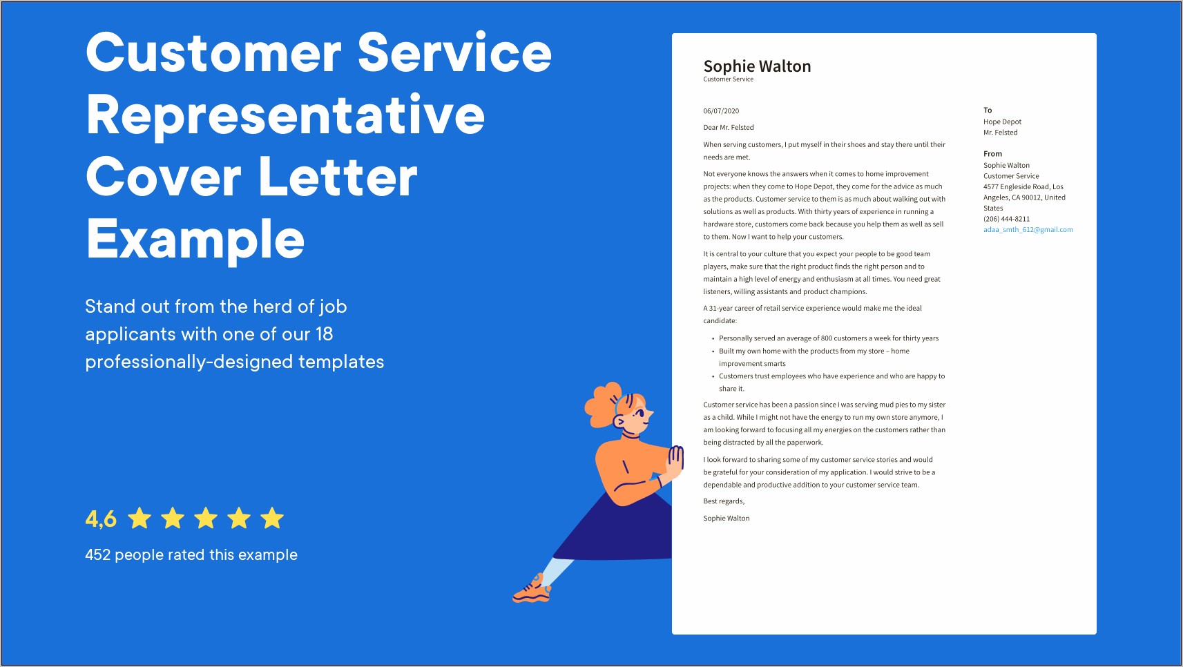 Resume Cover Letter Sample For Customer Service Representative