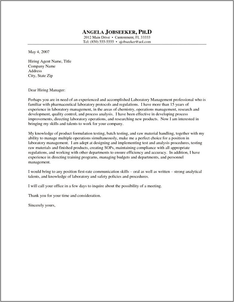 Resume Cover Letter Special Education Teacher