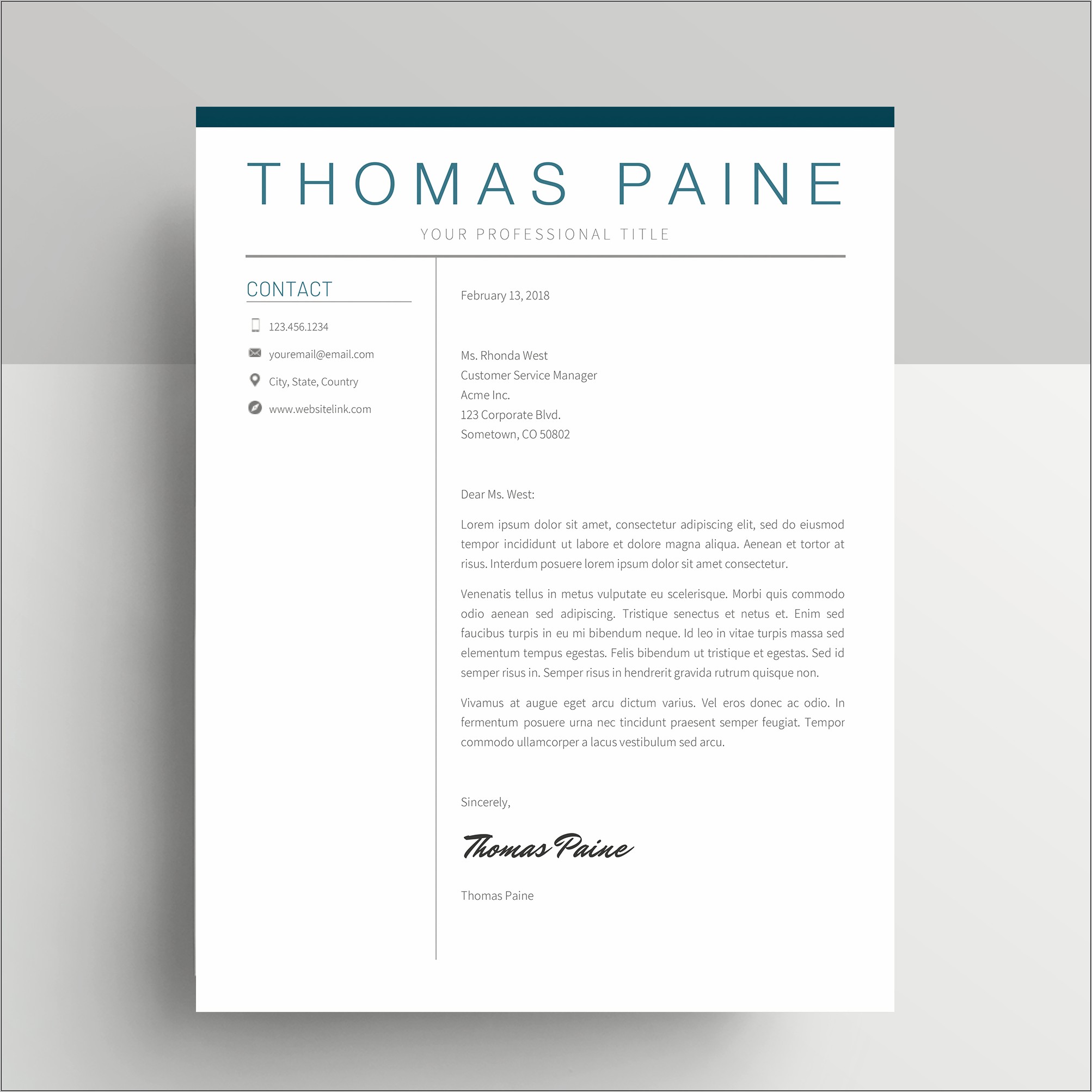 Resume Cover Letter Template Google Docs Resume Example Gallery