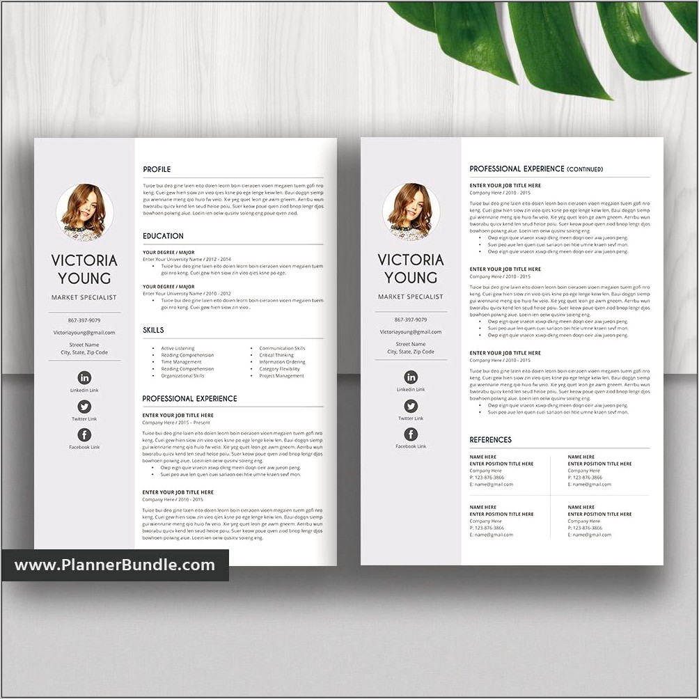 Resume Cover Letter Template Word 2010