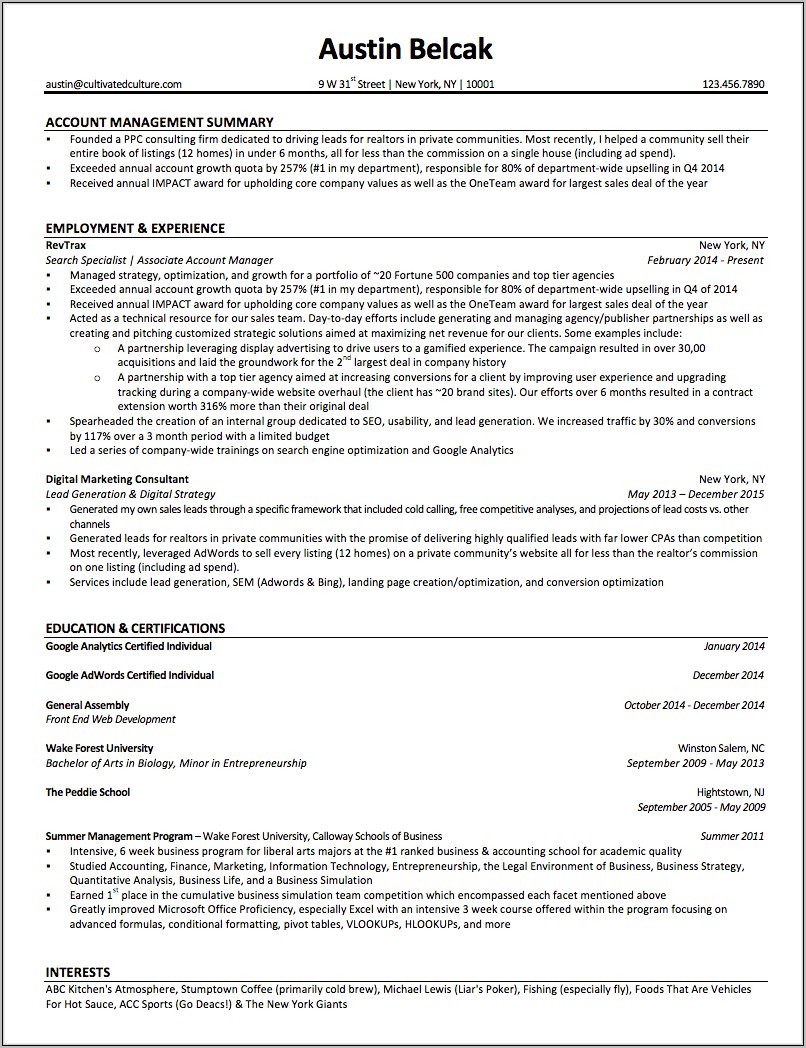 Resume Examples 100 Resume Samples And Writing Tips