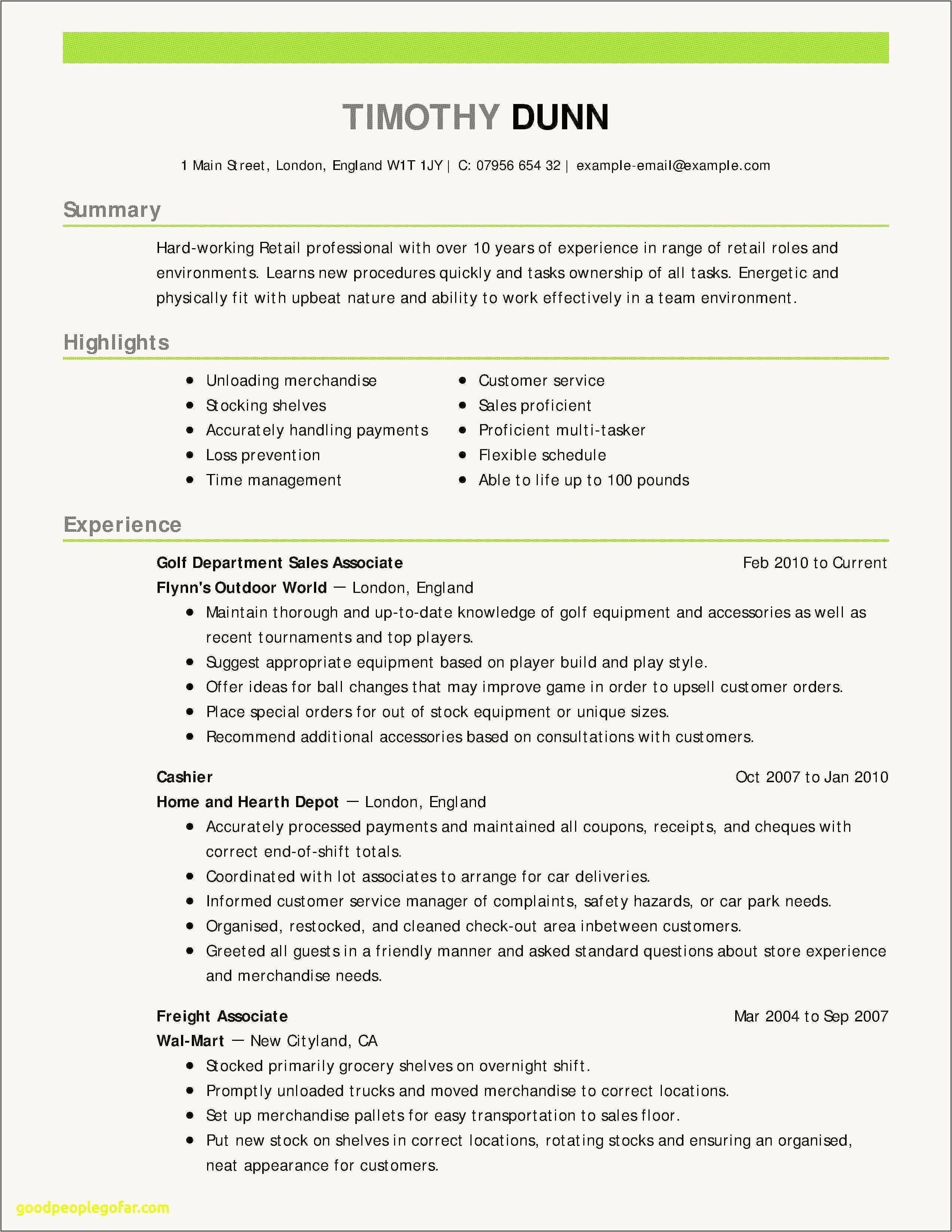 Resume Examples Customer Service Sales