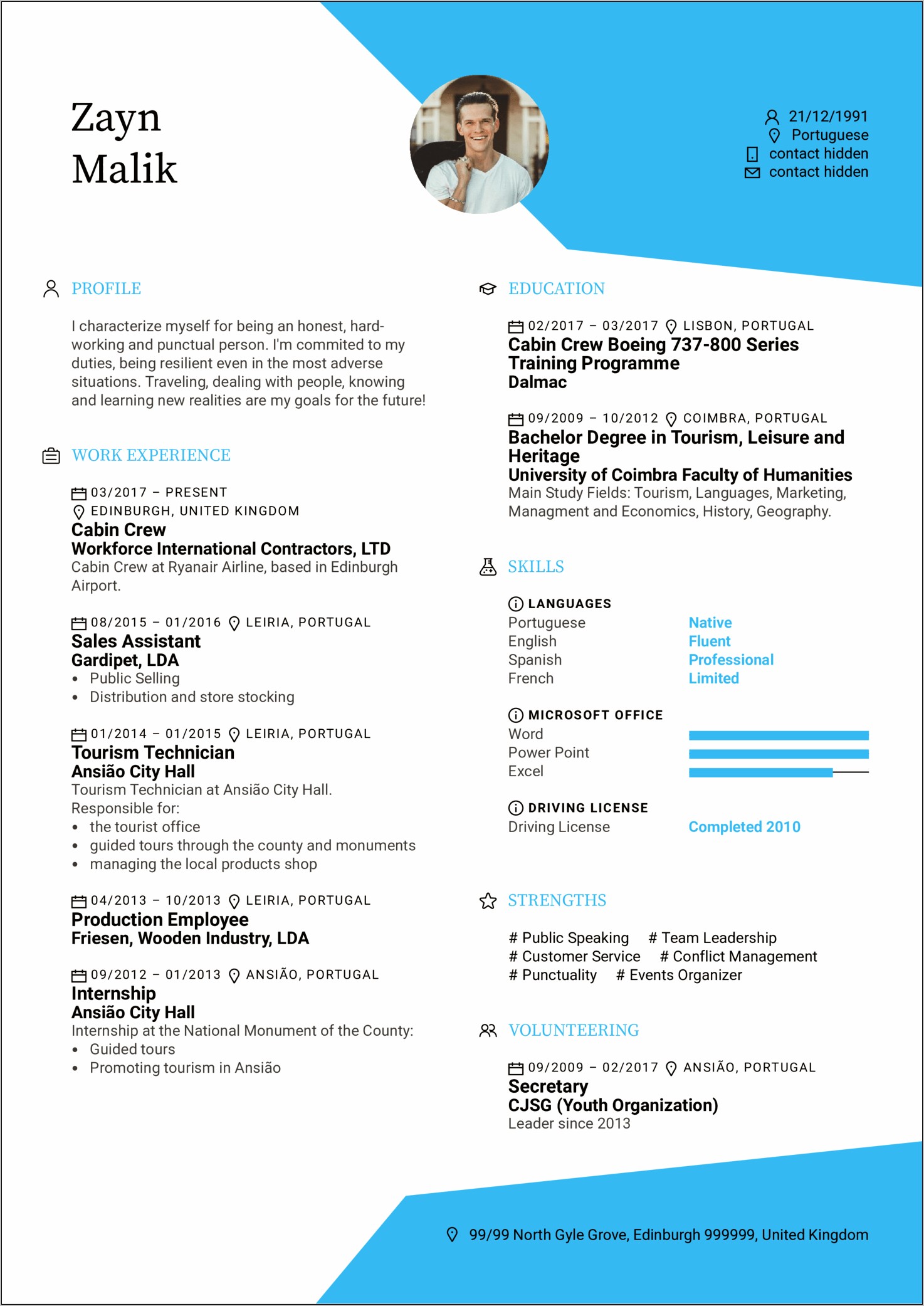 Resume Examples First Resume & Sample Cv Youth Central