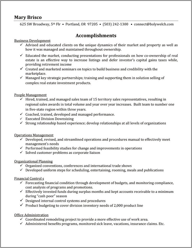 Resume Examples For Complete Remodelation