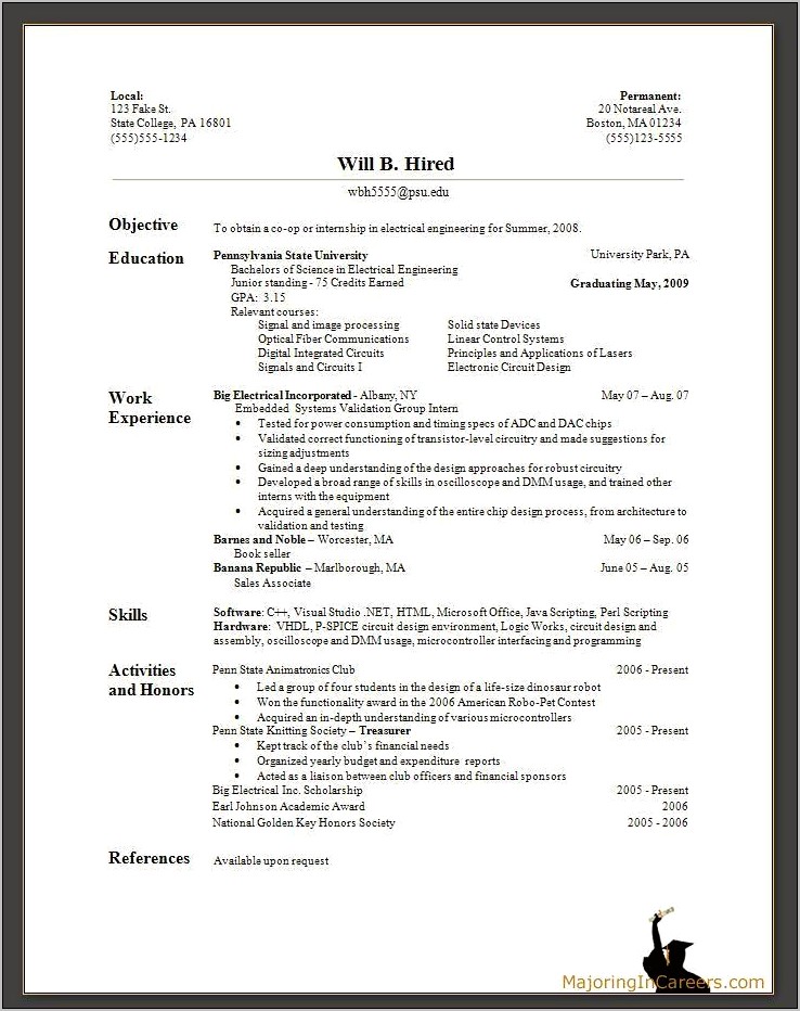 Resume Examples For Long Term Unemployed