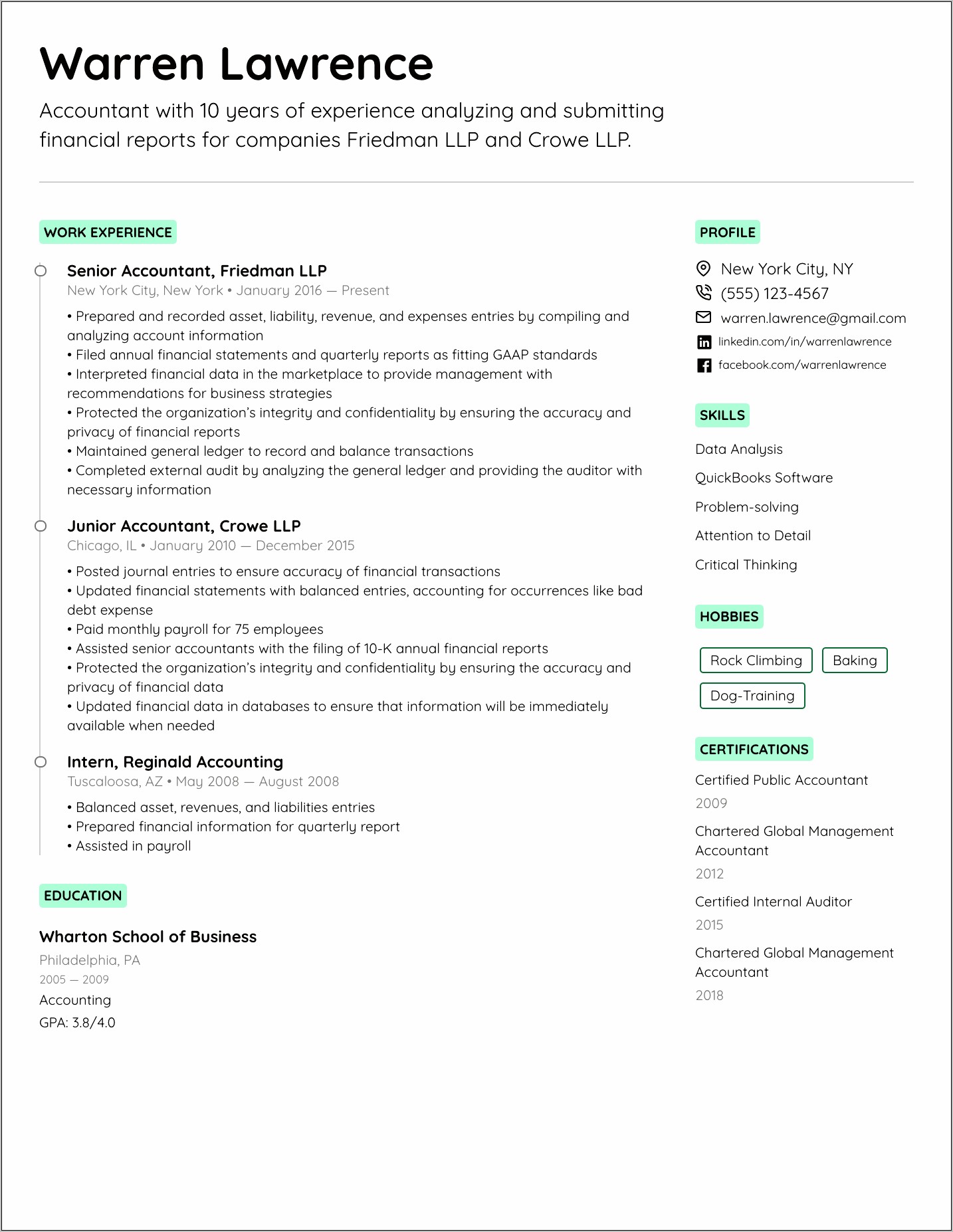 Resume Examples For Thinking And Problem Solving