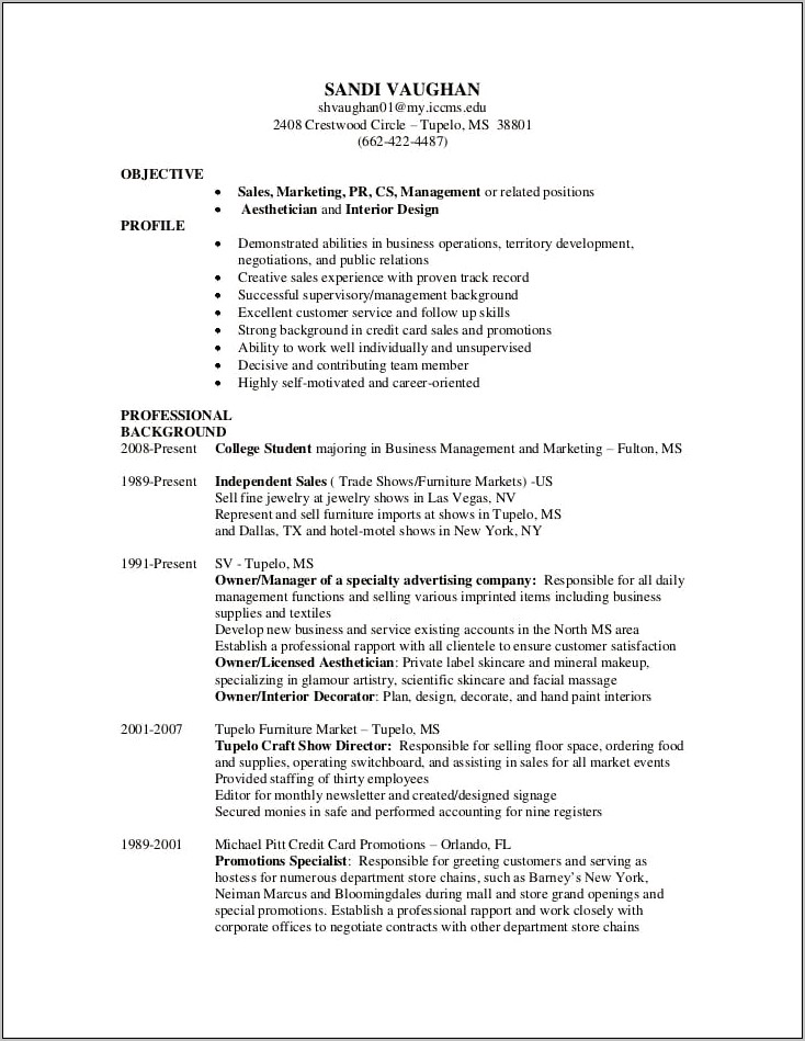 Resume Examples Of Credit Card Mananger