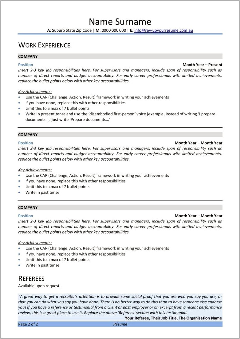 Resume For First Job Free Resume