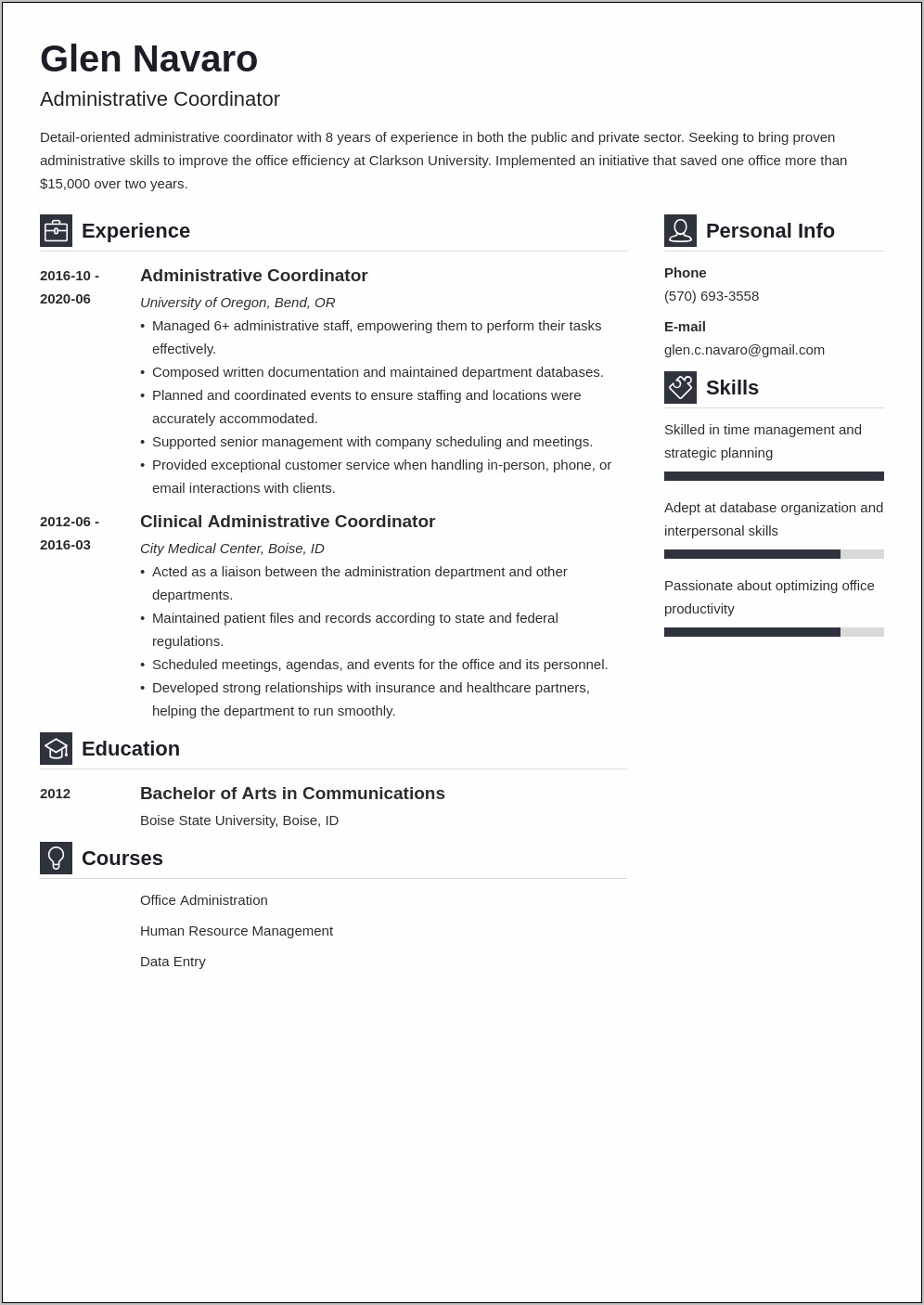 Resume For Hospital Staffing Coordinator Job Description